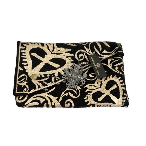 VIRGINS SAINTS & ANGELS VSA Electra Cross Medallion in Gunmetal - Picture 2 of 6